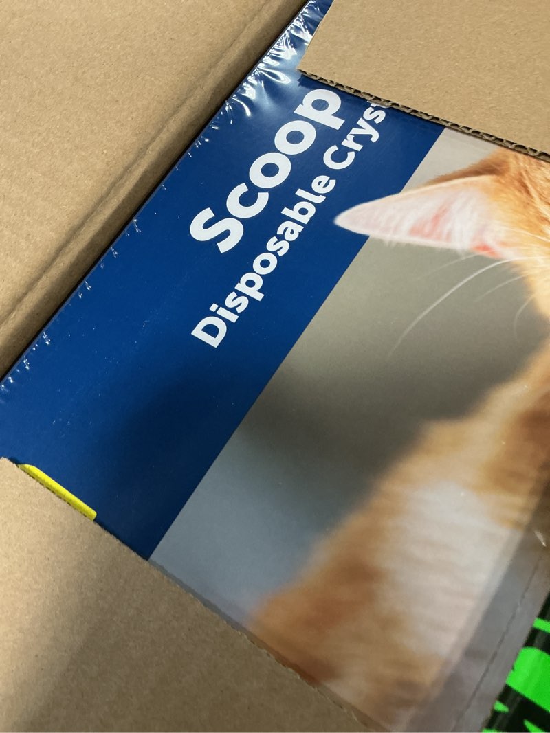 Condition photo showing New/Like New for petsafe scoopfree disposable crystal cat litter tray - easy cleaning box - refill tray for electric litter box - fresh scent - 4.3 lb bags - 3 pack 3-pack premium blue