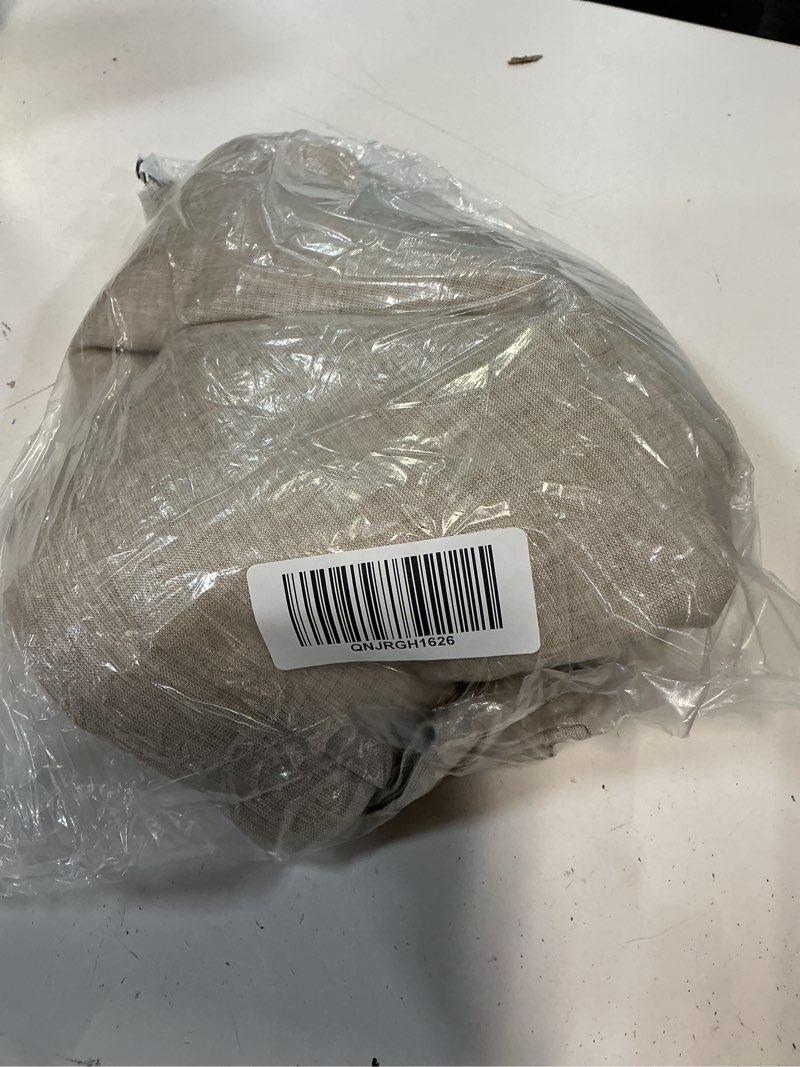 Condition photo showing Good Condition for european linen curtain, 48x108, flax