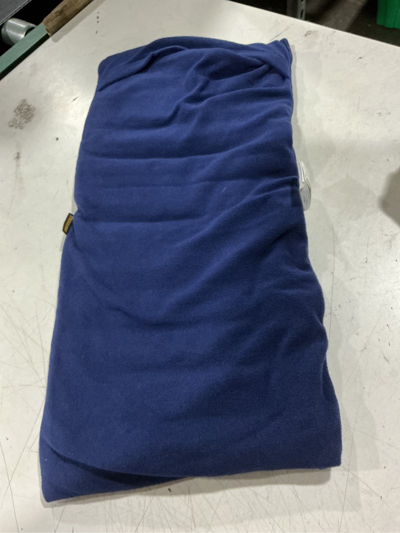 Condition photo showing Good Condition for sunnybay extra large microwave heating pad, microwavable heavy weighted full body moist hot pack and washable fleece cover, 10x24 inches, 2.8 lbs, navy blue 10x24 - unscented navy