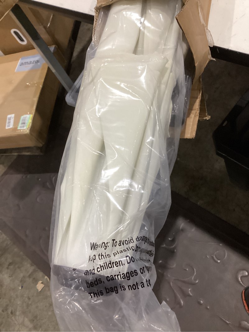 Condition photo showing Good Condition for blissun 9' outdoor patio umbrella, outdoor table umbrella, yard umbrella, market umbrella with 8 sturdy ribs, push button tilt and crank creamy white