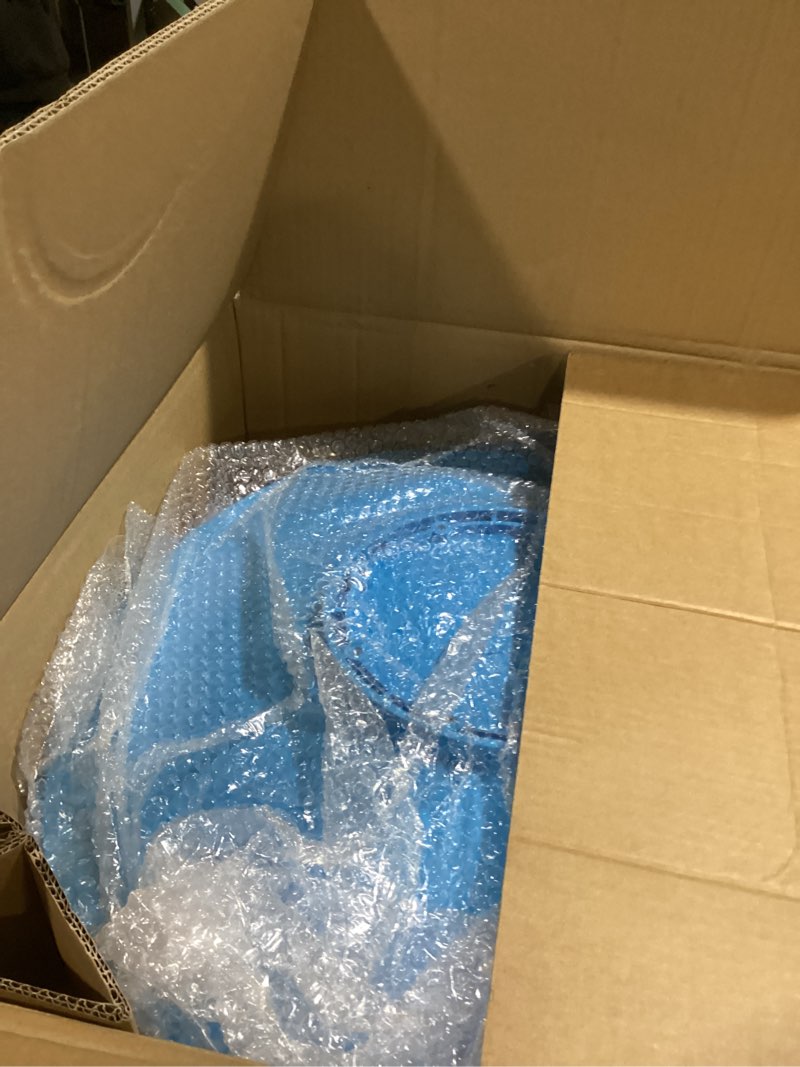 Condition photo showing Good Condition for Spinning Chair for Autistic Kids, Sensory Swivel Chair, 220LBS Weight Capacity, Sensory Toy for Children with ADHD/Autism, Training Body Coordination, 3+ Years (Blue) Blue Metal