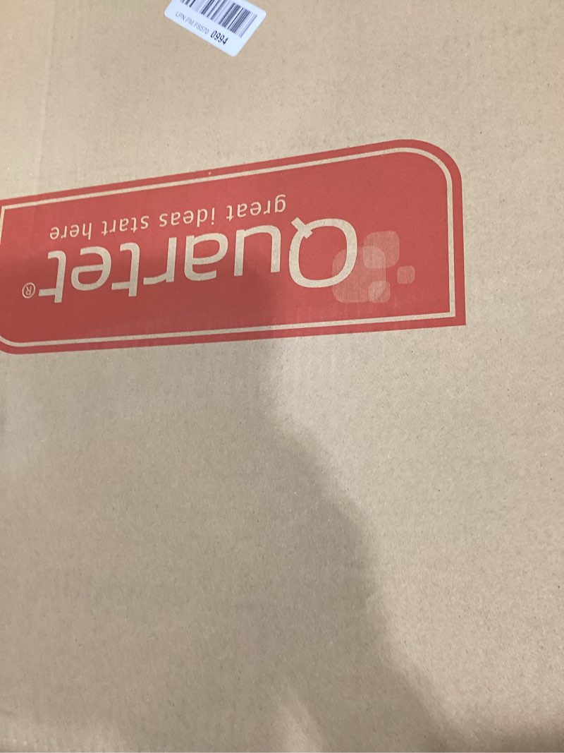 Condition photo showing New/Like New for Quartet Cork Bulletin Board, Framed Corkboard, 2' x 3', Black Frame, Message Board, Vision Board (MWDB2436-BK)