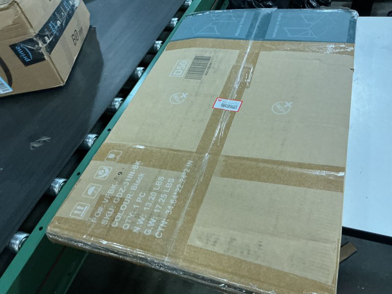 Condition photo showing Good Condition for DUMOS 32 Inch Office Small Computer Desk Modern Simple Style Writing Study Work Table for Home Bedroom - Wood Black