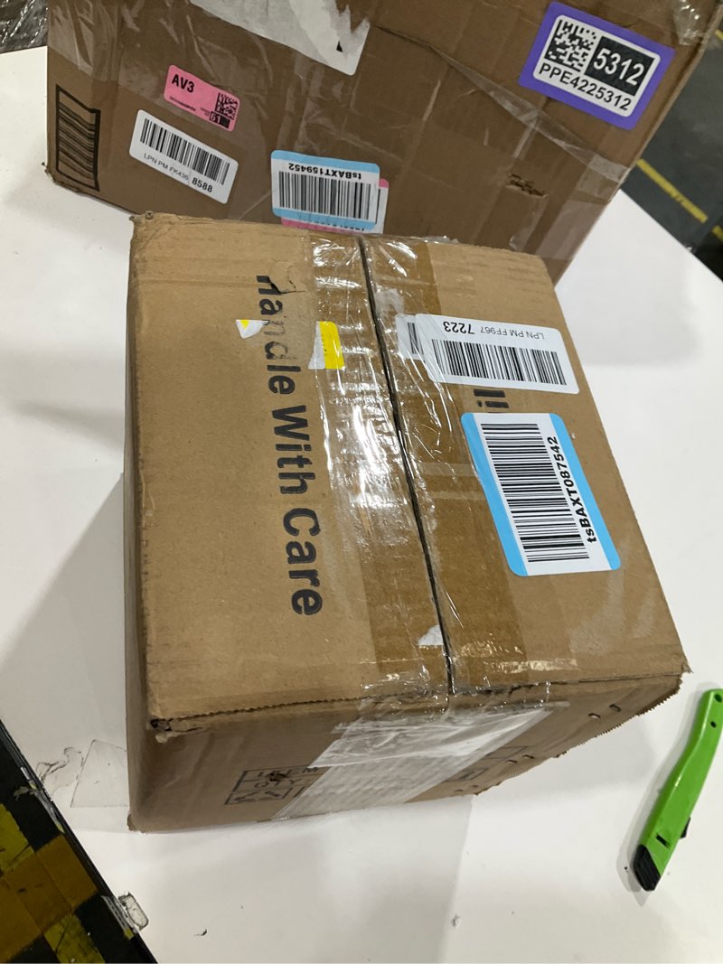 Condition photo showing New/Like New for Giluta Bell Shaped Glass Shade, Alabaster Glass Shades Replacement for ceiling fan light wall light and pendant, Lipless with 1-5/8-inch Fitter Opening, 2 Pack 2 Pcs