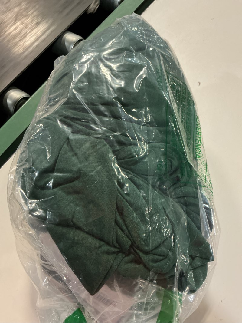 Condition photo showing Good Condition for obstal 6ft blackish green stretch spandex table cover for standard folding tables - universal rectangular fitted tablecloth protector for wedding, banquet and party, 72l x 30w x 30h inches, 2pc blackish green 6 ft | 2 pack