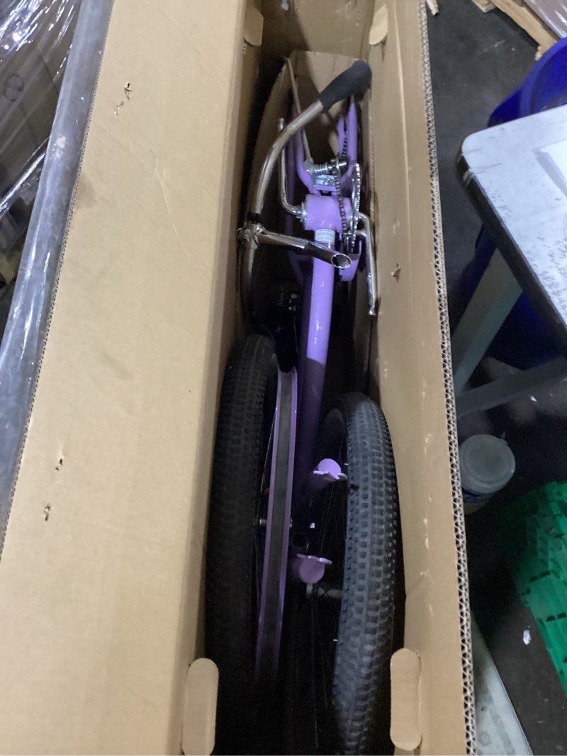 Condition photo showing As Is for jamis hudson light purple sandstone 27.5”x19”  bike