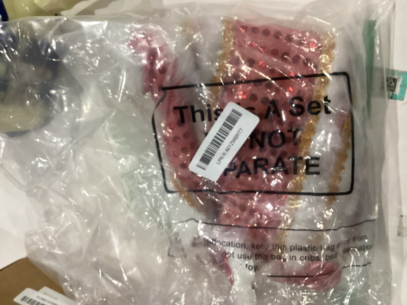 Condition photo showing New/Like New for LEIFIDE Lion Dance Dog Costume Chinese New Year Pet Costume with Sequins Chinese Lion Dance Cloth Dog Clothes Hoodies Coat for pet New Year Spring Festival Dress up(Medium,Red) Red M