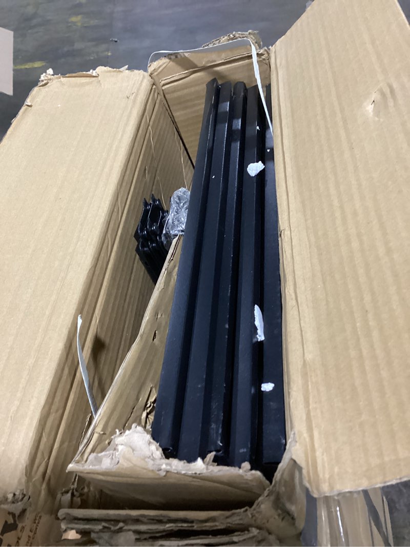 Condition photo showing As Is for vevor storage shelves, 2500 lbs, 5 tier heavy duty garage shelving, 18" d x 48" w x 72" h adjustable metal shelves for industrial shelving unit utility shelf, for kitchen, warehouse, basement, black black 18" d x 48" w x 72" h