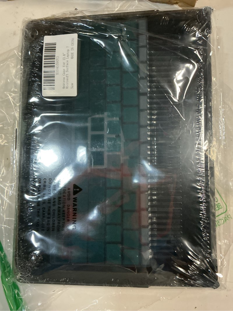 Condition photo showing Good Condition for mektron case for 13.8" microsoft surface laptop 8/7 (2026/2024) surface laptop 13.8 inch cover fits model 2036, keyboard cover +screen protector +dust plugs, dahlia flower c035