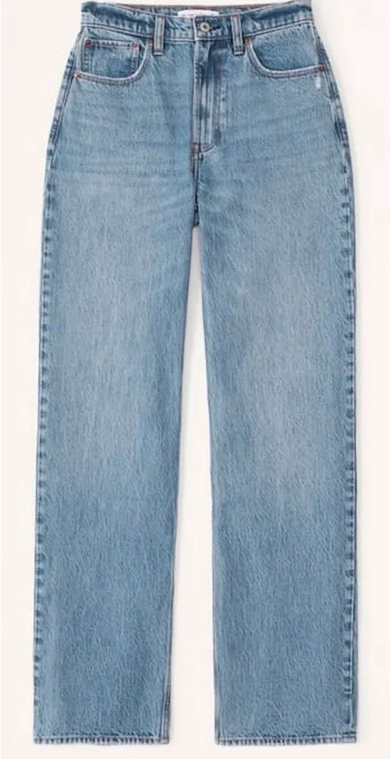 (Size 9/29)HIGH RISE LOOSE JEANS BY Abercrombie 24 REGULAR