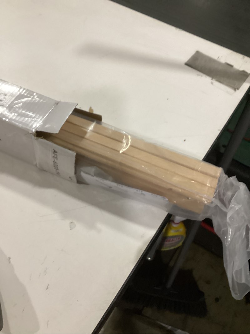 Condition photo showing New/Like New for MEEDEN Wood Easel Stand for Display: Wooden Tripod for Poster Board - Wedding Easel Standing for Welcome Sign Natural Color