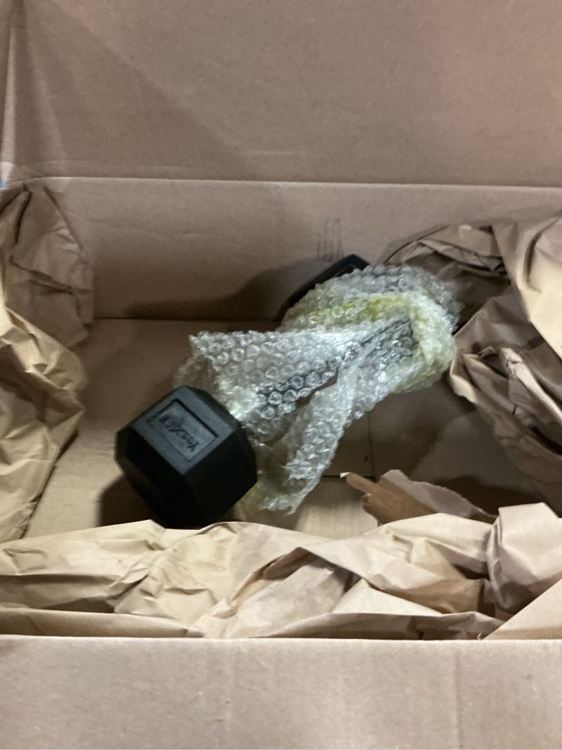 Condition photo showing New/Like New for CAP Barbell Coated Hex Dumbbell Weight - Single | 15lbs | Multiple Options (similar no same)