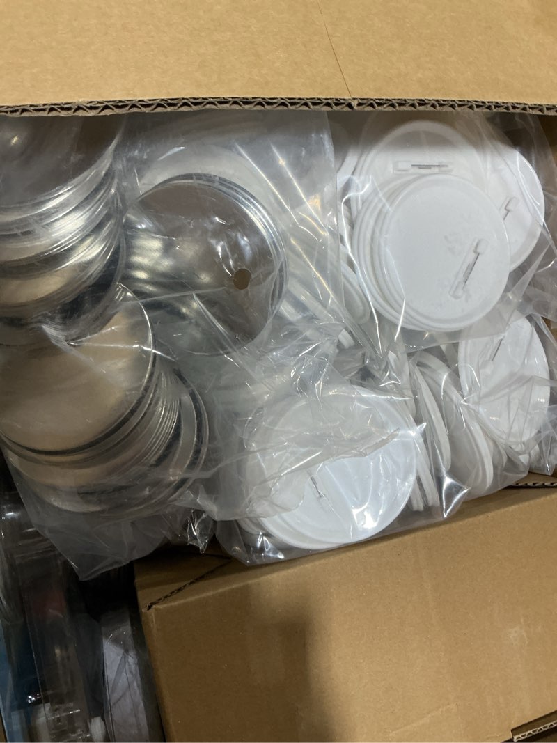 Condition photo showing Good Condition for Button Maker Machine Set, Multiple Sizes Button Maker Machine 58+75mm, Push Pull Button Press Machine?Pin Maker Machine with Circle Cutter and Cutting Mat, Come with 200 Button Parts Supplies 2.25+3 inch?58+75mm?