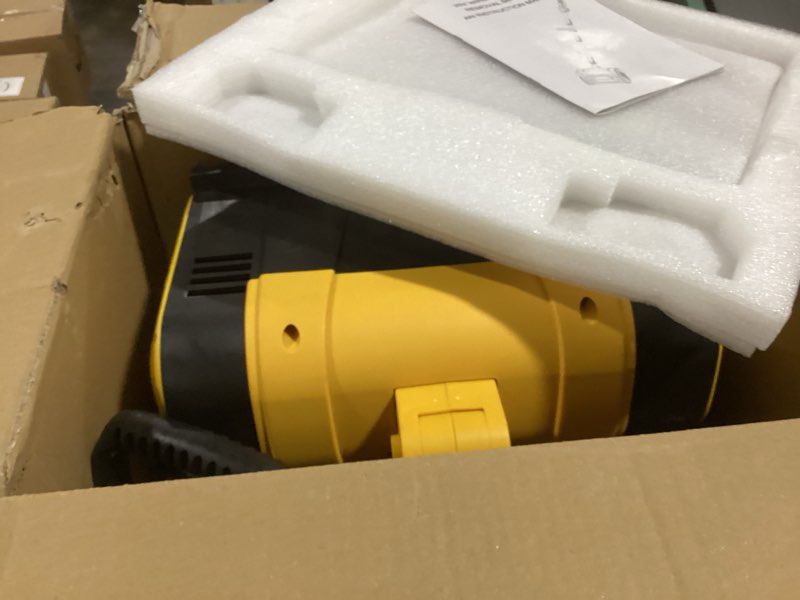 Condition photo showing Good Condition for Cordless Snow Shovel, 12 Inch Electric Snow Shovel with 2×4.0Ah Batteries & Charger, 26FT Throw, Detachable 3-Section Pole & Adjustable Handle, for Driveway, Patio, Deck