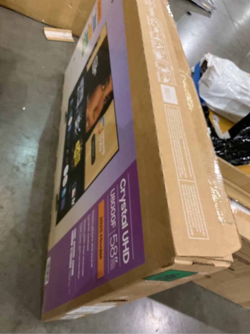 Condition photo showing As Is for Samsung 58-Inch Class Crystal UHD U8000F 4K Smart TV (2025 Model) Endless Free Content, Crystal Processor 4K, MetalStream Design, Knox Security, Alexa Built-in
