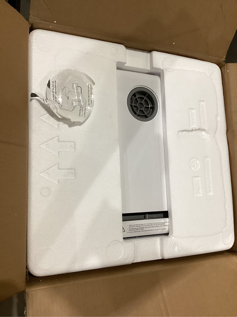 Condition photo showing Good Condition for comfee' portable dishwasher countertop, mini dishwasher with 5l built-in water tank, no hookup needed, 6 programs, 360° dual spray, 192? high-temp& air-dry function, dishwasher for apartments& rvs (b09qcj6tdz)