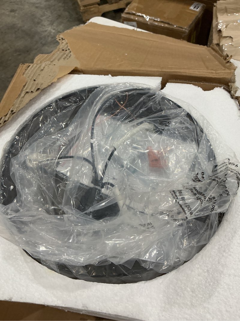 Condition photo showing Good Condition for semi flush mount ceiling light with seeded glass shades for kitchen hallway and dining room, 3-lights rustic ceiling light fixtures in oil rubbed bronze. oil rubbed bronze+seeded glass