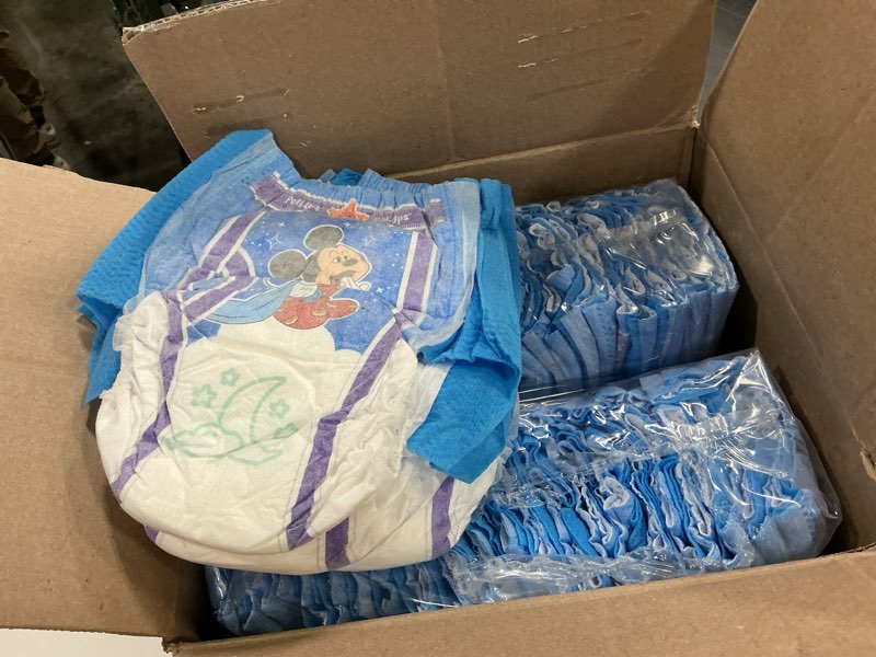 Condition photo showing Good Condition for (Incomplete)Pull-Ups Boys' Night-Time Potty Training Pants, Size 4T-5T Overnight Training Underwear (38-50 lbs), 52 Ct 4T-5T 52