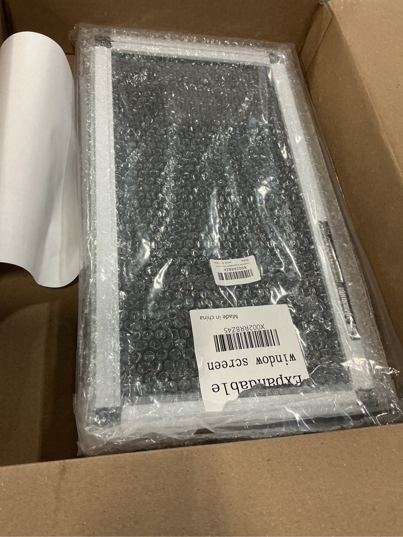 Condition photo showing Good Condition for Expandable Window Screen, 2 Pack Adjustable Window Screen (10" H x 19" - 36" W) - Small Replacement Window Screens with Frame, Durable Replacement Screen for Window 2 Packs?10" H x 19" - 36" W?