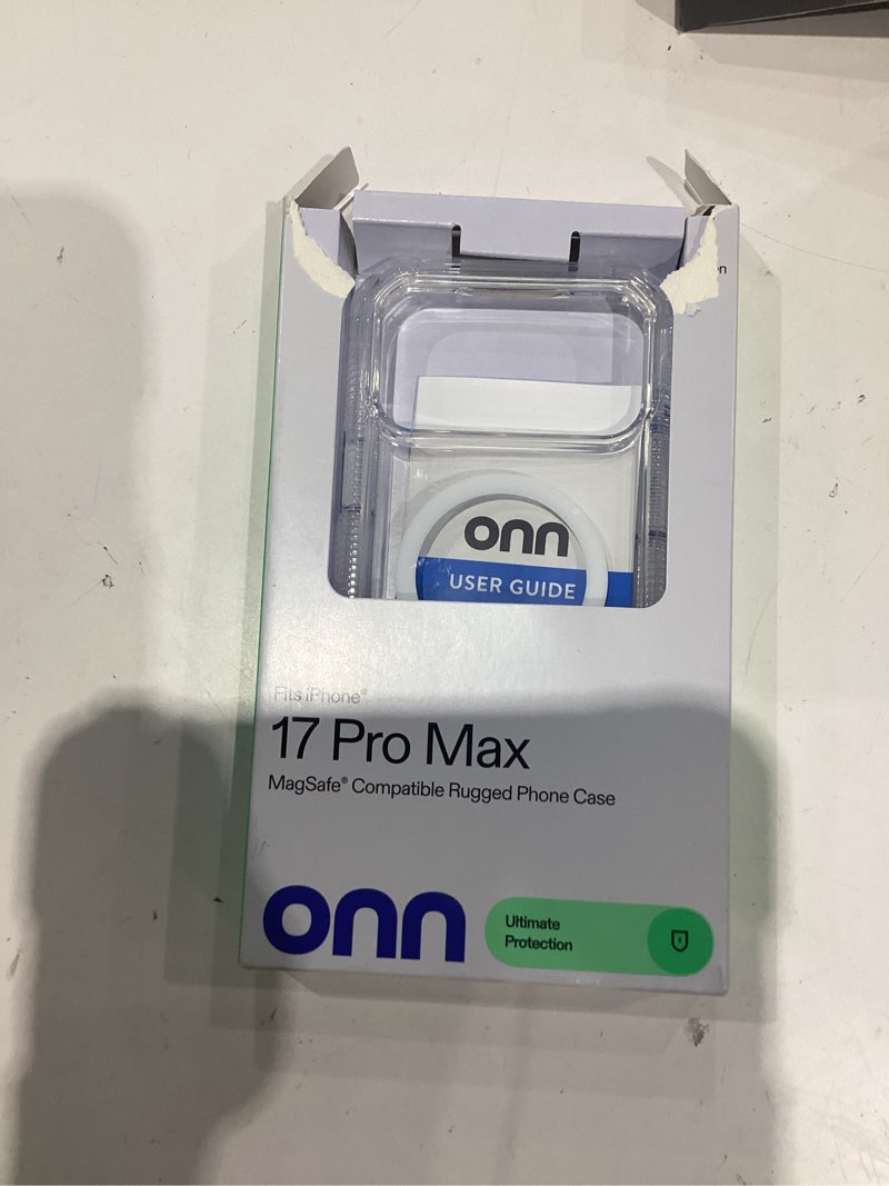 Condition photo showing Good Condition for onn magsafe compatible rugged phone case for iphone 17 pro max - clear