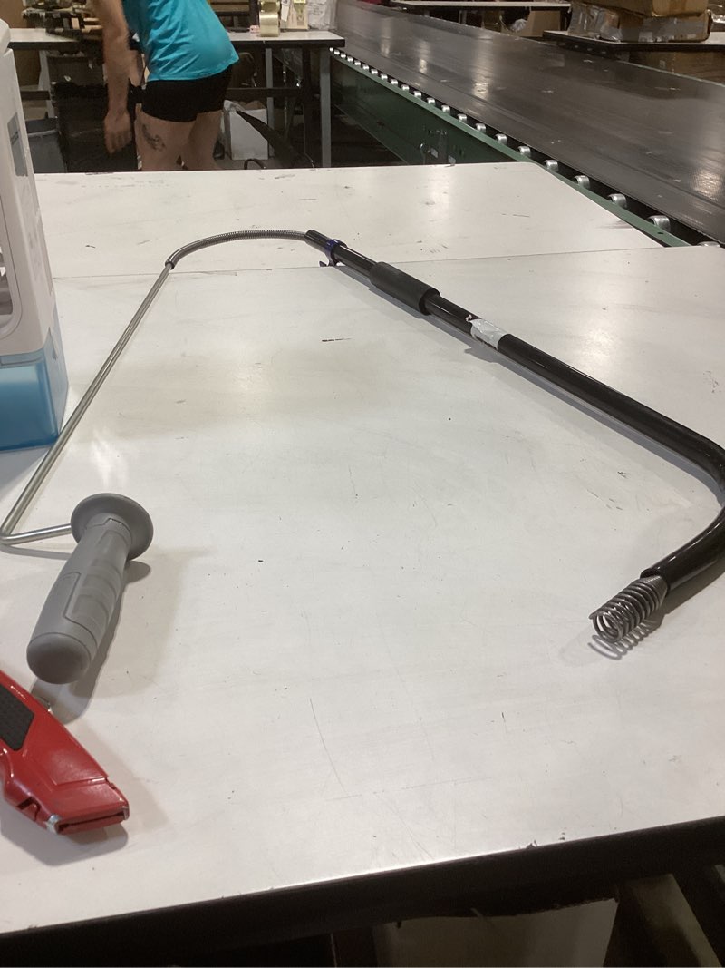 Condition photo showing As Is for project source 3/8-in x 3-ft high carbon wire hand auger for toilet