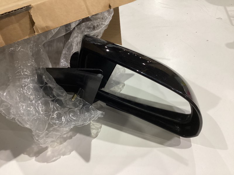 Condition photo showing Good Condition for right passenger side mirror compatible with 2006 2007 2008 2009 2010 hyundai sonata with power glass manual folding heated black replace#87620-0a000(5pins) r-5pins