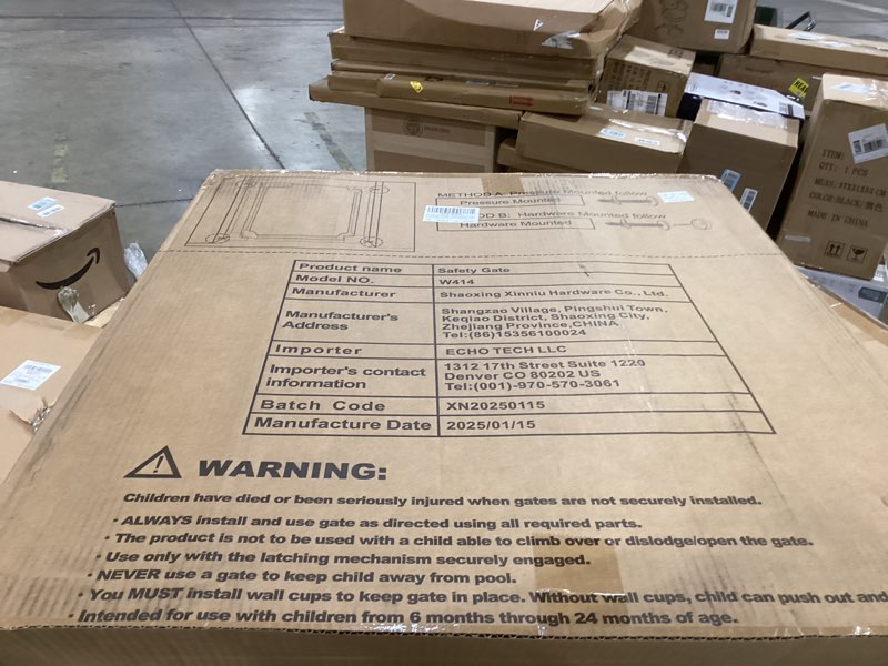 clear baby safety gate for stairs,57.87-66.14" wide, 30" tall pressure mounted acrylic pet gate, easy walk through auto close child gate for doorways and house white 57.87-66.14"