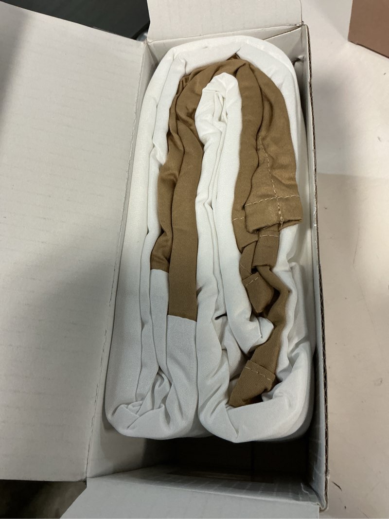 Condition photo showing New/Like New for Cotton Metrics Linen 800TC Hotel Quality 100% Egyptian Cotton Bed Skirt 12" Drop Length King Size Taupe Solid