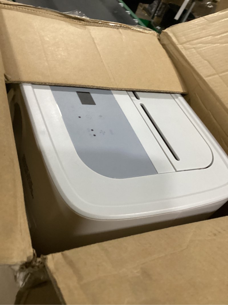 Condition photo showing As Is for Waykar 120 Pints Energy Star Dehumidifier for Spaces up to 6,000 Sq. Ft at Home, in Basements and Large Rooms with Drain Hose and 1.14 Gallons Water Tank 120 Pints 6000 Sq. Ft