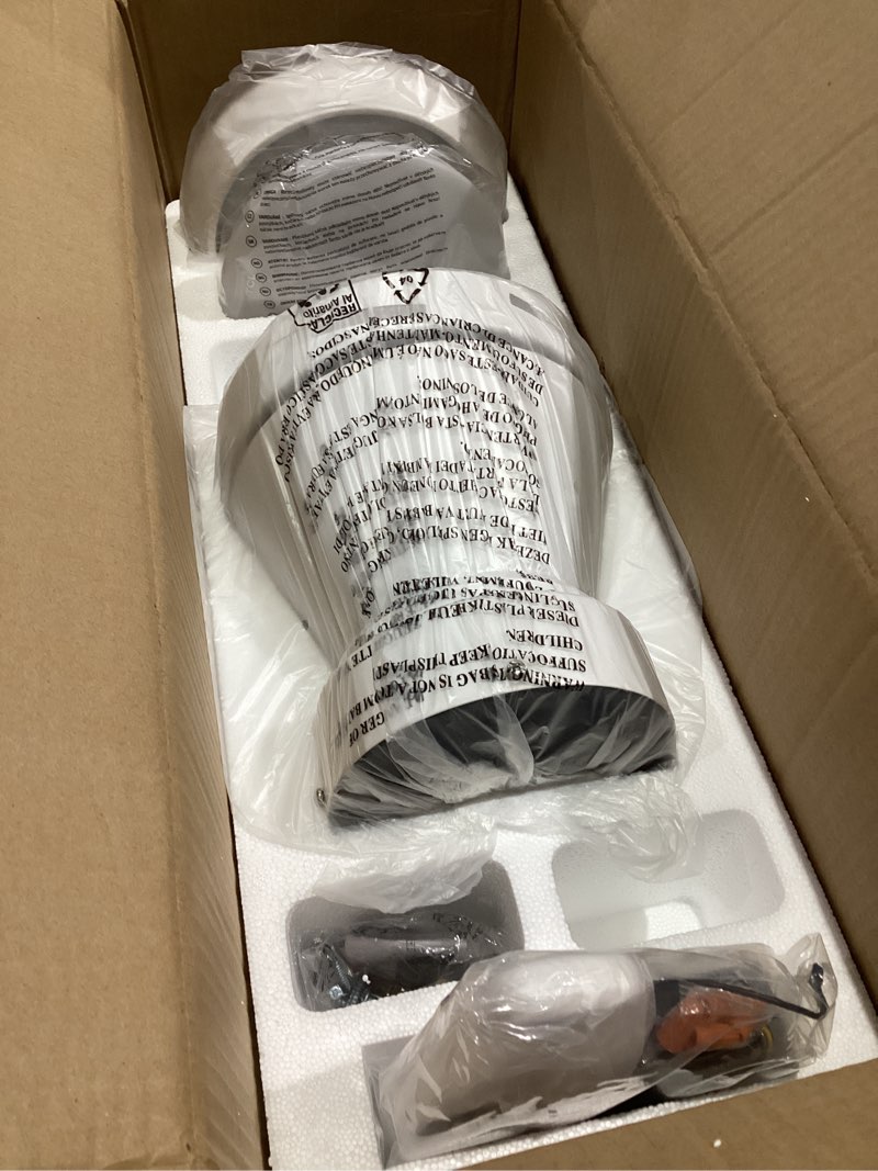 Condition photo showing Good Condition for TCL 52" Modern Ceiling Fan with Lights, 5 Blades, 6 Speeds DC Reversible, Dimmable, White Flush Mount for Bedroom, Living Room and Garage