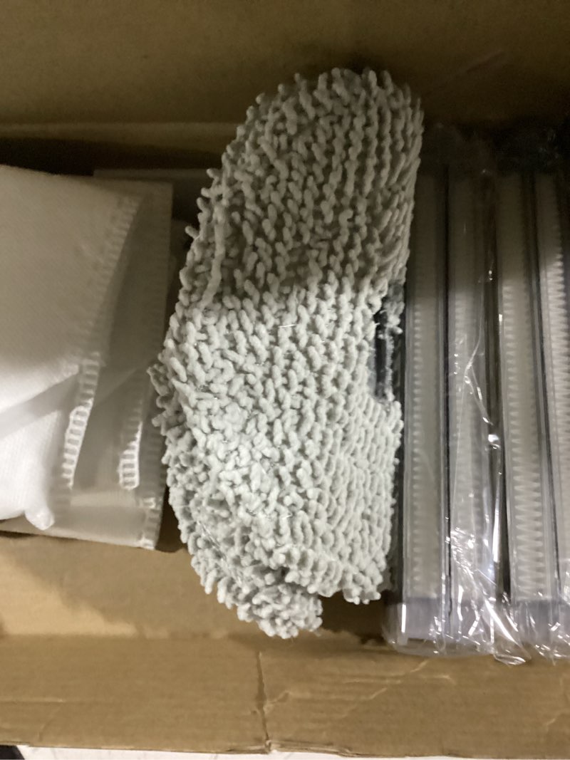 Condition photo showing Good Condition for accessories kit replacement for roborock q revo/qrevo 2r3w, qx revo/qrt78 robot vacuum, 1 main brush, 4 mop pads, 4 hepa filters, 4 black side brushes, 4 dust bags, 1 cleaning tool qrevo 2r3w accessories