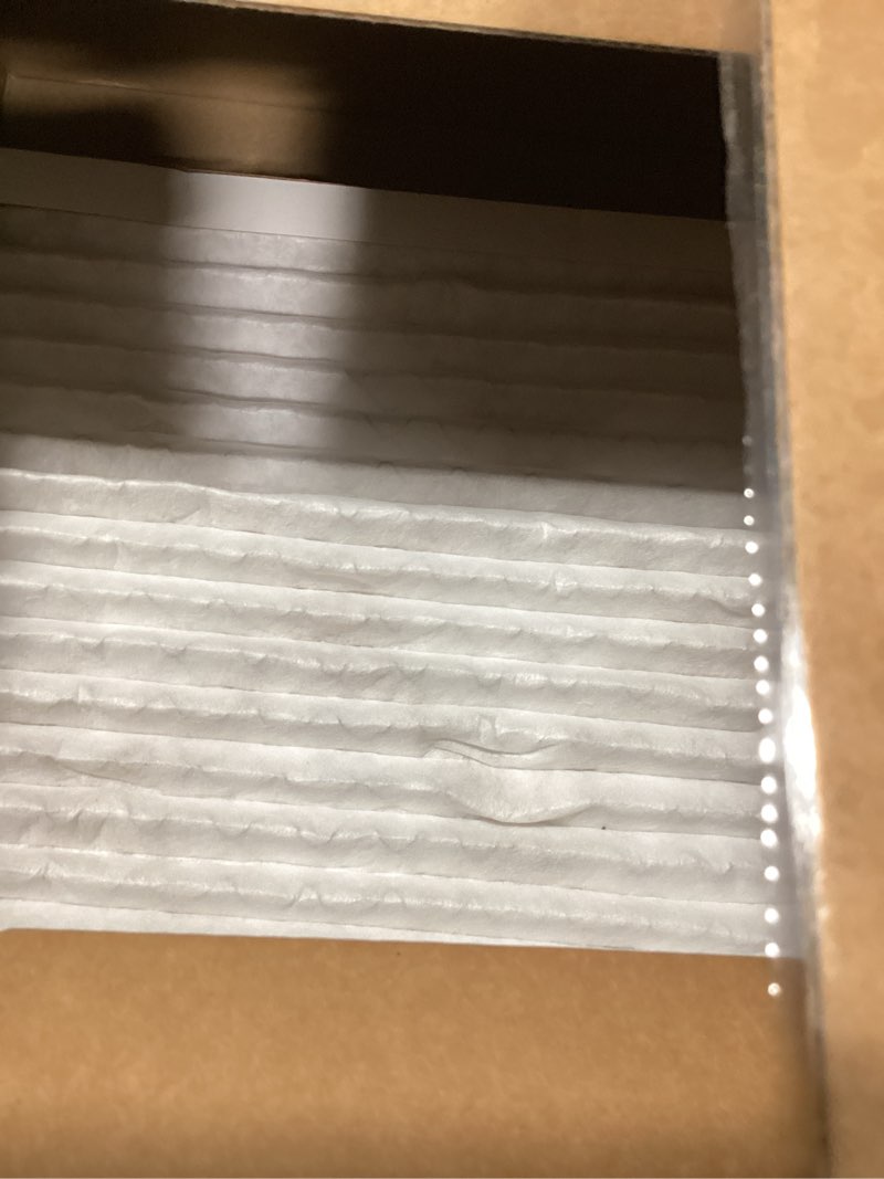 Condition photo showing Good Condition for amazon basics 20x20x1 air filter 6-pack, merv 11 ac furnace filters, dust, pet, allergy control, electrostatic (actual size: 19.75 x 19.75 x .75)