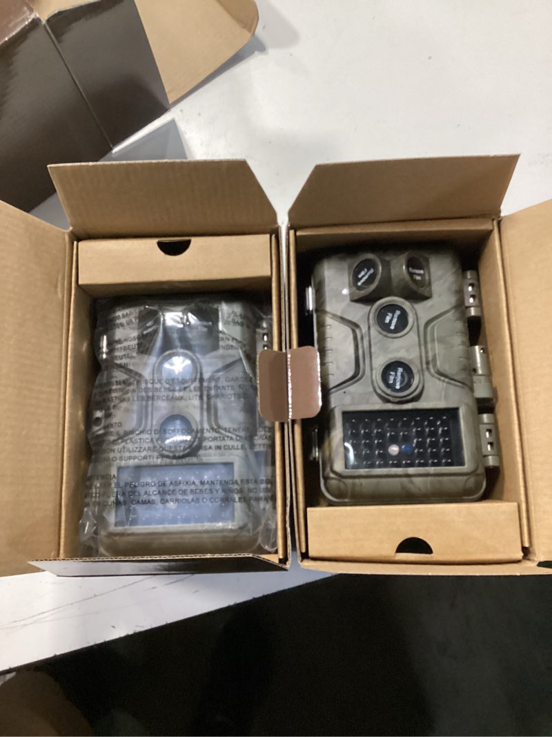 Condition photo showing Good Condition for gardepro a3s 2-pack trail camera (non-cellular, non-wifi), enhanced low-light performance, 64mp photo & 1296p hd video, 0.1s trigger, 100ft no-glow night vision, motion activated wildlife camera 2 pack