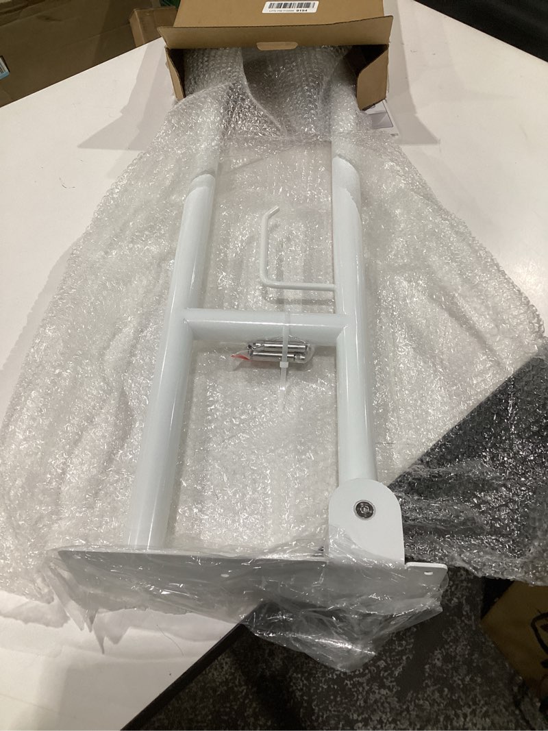 Condition photo showing Good Condition for u shaped toilet grab bar 30.3 inch, munzong white anti-slip support rail, flip-up bathroom grab bar with paper holder, stainless steel knurled handicap safety handrails for elderly disabled pregnant white 30.3 inch