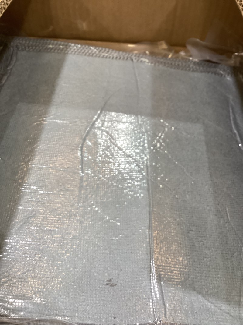 Condition photo showing New/Like New for USANOOKS Microfiber Cleaning Cloth Grey - 12 Pcs (12.5"x12.5") - High Performance - 1200 Washes, Ultra Absorbent Microfiber Towel Weave Grime & Liquid for Streak-Free Mirror Shine - Car Washing Cloth Pack of 12 Gray