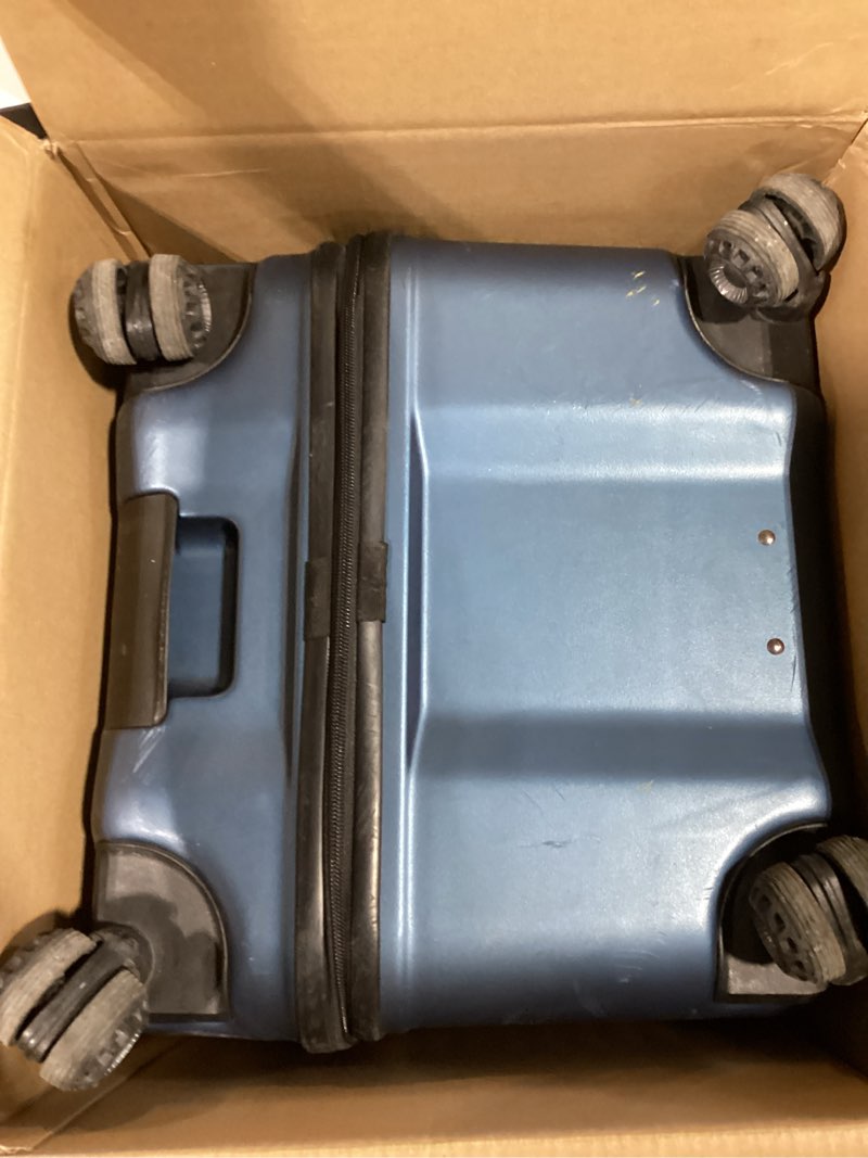 Condition photo showing New/Like New for Traveler's Choice Ultimax 30" Hardside Spinner Trunk Luggage, Expandable, Navy