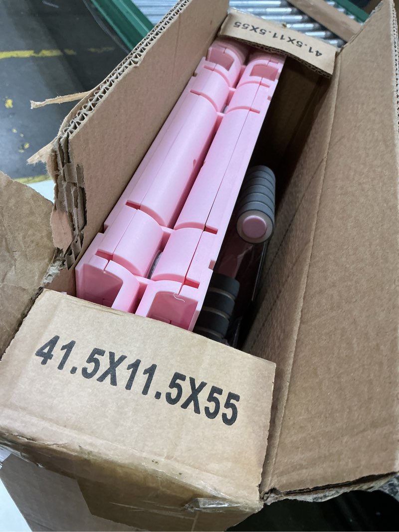 Condition photo showing Good Condition for JANUA Pilates Board - Pilates Reformer Set, Multi-Purpose Foldable Pilates Reformer Board for Home, 5 in 1 Pilates Sliding Board Pink