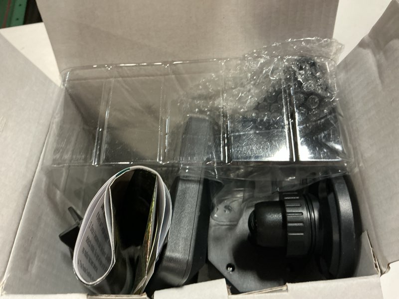 Condition photo showing As Is for Bell + Howell Bionic Spotlight  25 ft. Motion Sensor  Solar Sun Panels  Outdoor Lighting- Black