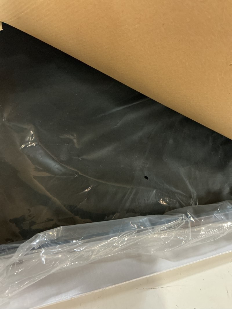 Condition photo showing Good Condition for 22×22 inches oversized black acrylic ottoman tray extra large decorative tray spill-proof serving trays with handles king-size safe edge organizer for coffee table countertop breakfast glossy black 22" x 22" x 2"
