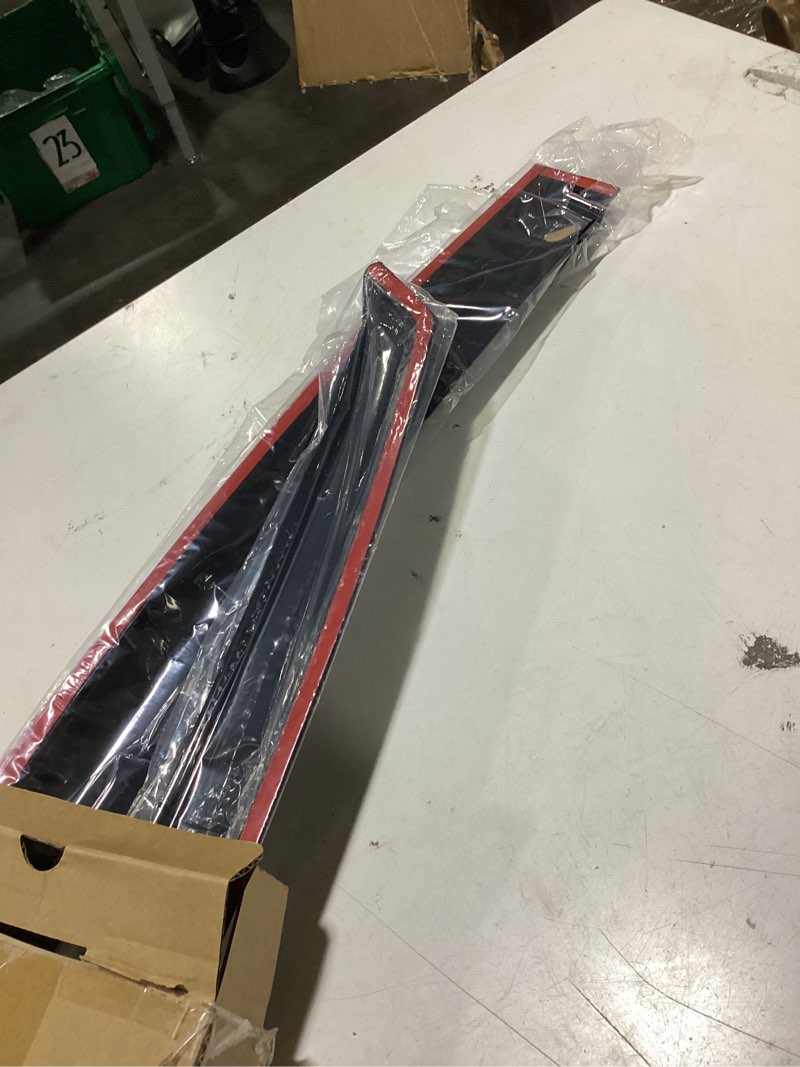 Condition photo showing Good Condition for kpy rain guards fit for 2018-2023 hyundai accent, out-channel window visors vent wind deflectors 4pc, car accessories for 18-23 accent 2018-2023 accent