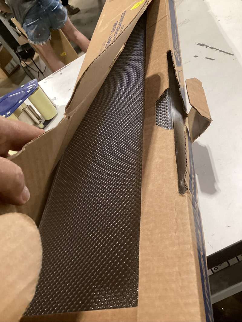 Condition photo showing Good Condition for lithonia lighting 4 foot replacement acrylic diffuser lens, clear prismatic replacement cover for 48-inch sb series narrow body square wraparound ceiling light fixture for shop lights