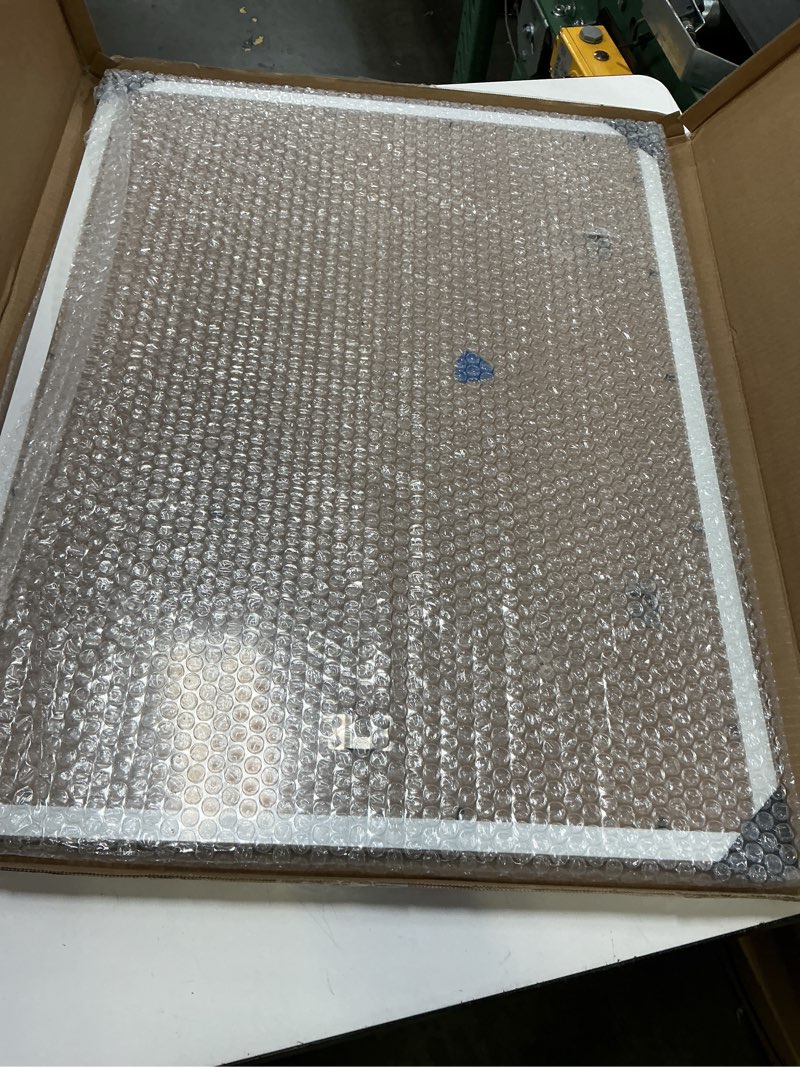 Condition photo showing New/Like New for ktkde 18x24 poster frame real glass,white picture frame display pictures 16x20 with mat or 18x24 without mat, modern style wood composite frame,gallery wall frame wooden ?best gift white woodgrain 18x24