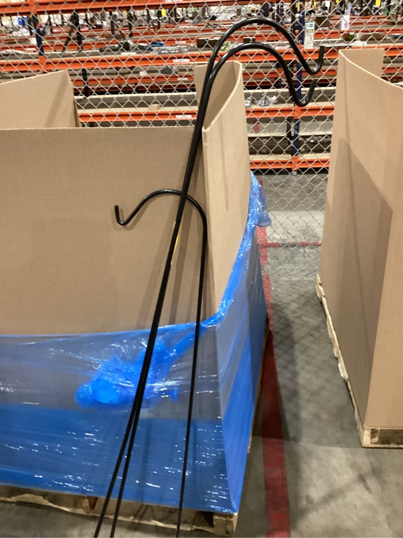 Condition photo showing As Is for assorted black shephard’s hook 3 pk (approximately 48” and 65” length)
