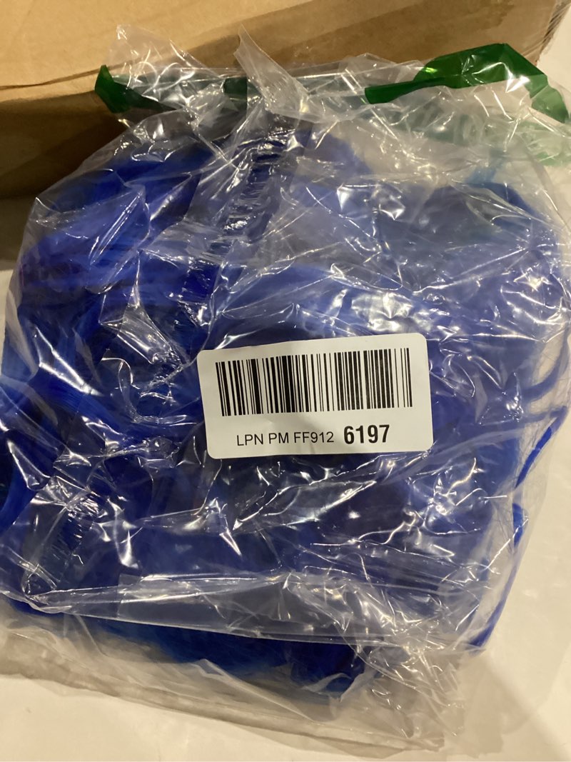 Condition photo showing As Is for Blue Wig for Women Short Wavy Wigs with Bangs Bob Curly Wig Women's Colorful Wigs Shoulder Length Synthetic Heat Resistant Fiber Wigs for Cosplay Halloween Costume Party(14 Inches)