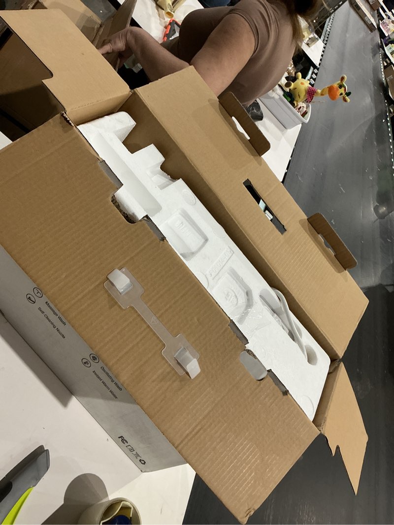 Condition photo showing Good Condition for leivi electric bidet toilet seat with wireless remote and side panel, multiple spray modes, adjustable heated seat, warm water and air dryer, auto led nightlight, elongated white oval