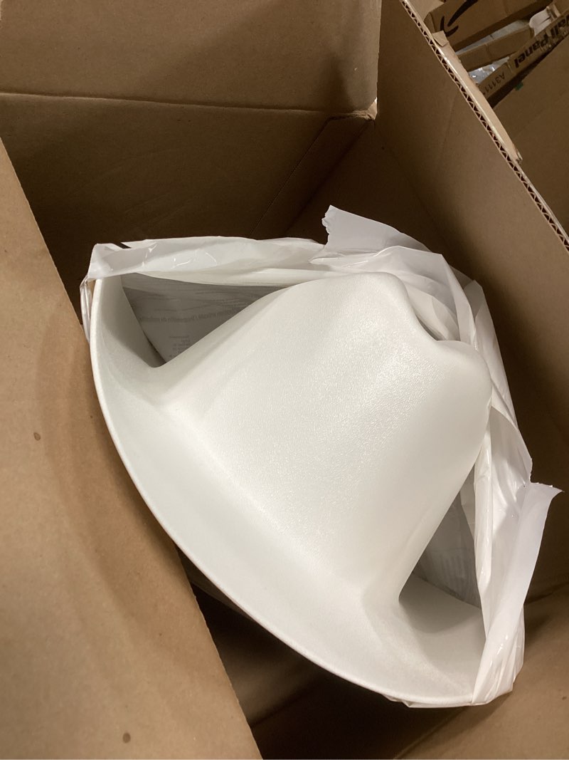 Condition photo showing Good Condition for Jackson Safety Cowboy Hard Hat - Non-Vented, Full Brim, 4-Point Ratchet Suspension Safety Helmet for Men & Women - ANSI Z89.1 Class E & OSHA Compliant - Made in USA White Hard Hat