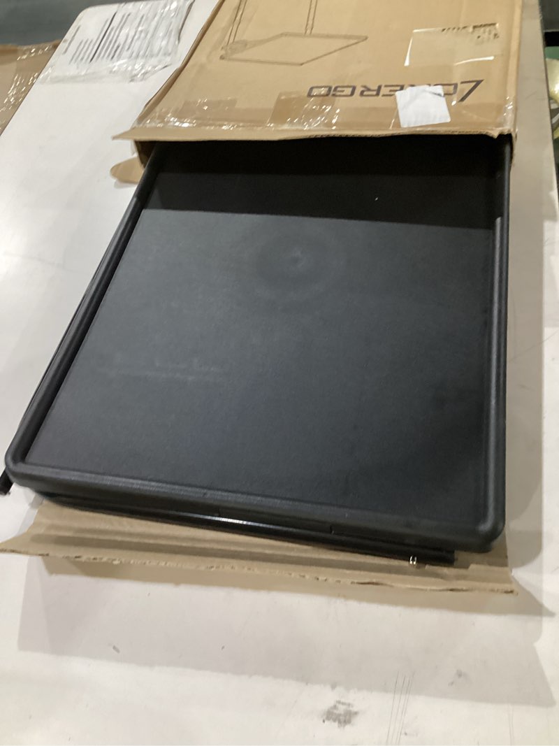 Condition photo showing Good Condition for loryergo tv tray - tv table for eating, folding table trays with 6 height & 3 tilt angle, tv tray table with removable cup holder, dinner tray for eating or working on couch, bed & office