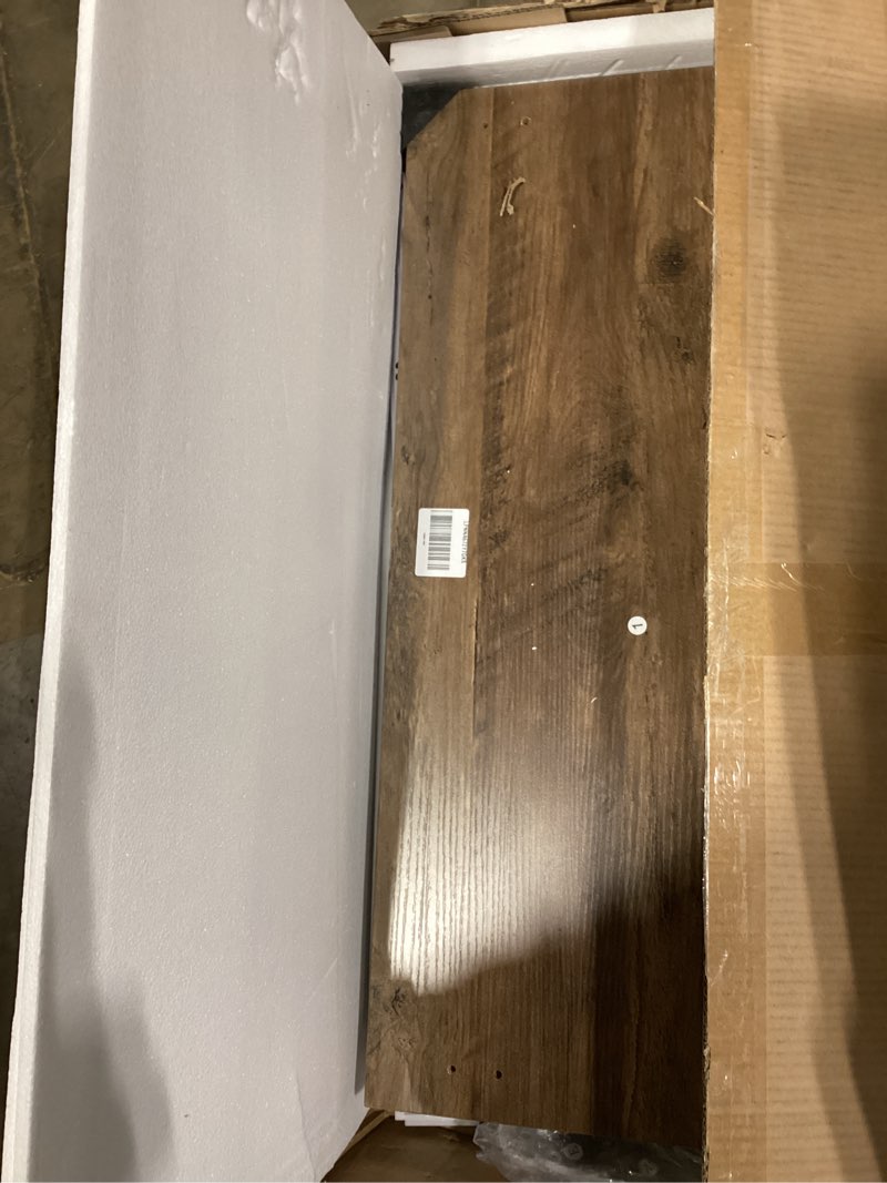 Condition photo showing Good Condition for walker edison farmhouse barn door accent cabinet, reclaimed barnwood