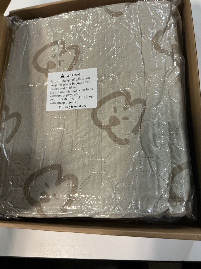 Condition photo showing New/Like New for fxw washable pee pads for dogs, puppy pads with super absorbent, specifically designed for fxw rollick/homeplus 24inch 8 panels dog playpen, 63" square, khaki, 1 pack khaki 63" square (1 pack)