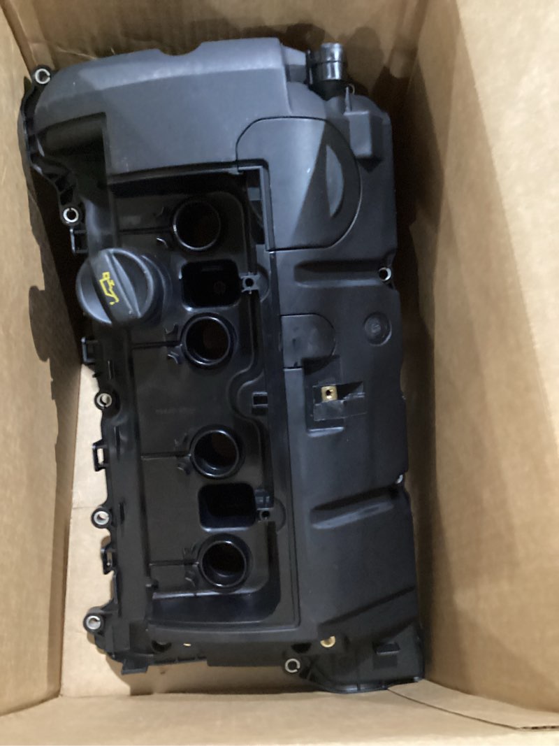 Condition photo showing New/Like New for MITZONE Cylinder Head Valve Cover Compatible with 2007-2016 Mini Cooper Base R55-R61 non-S N16/N12 1.6L Replace 11127646554 Black (Plastic)